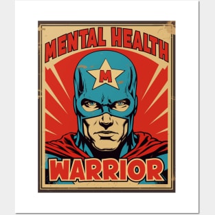 Mental Health Warrior - Superheroes of Mental Health Posters and Art